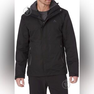 Men's Black Waterproof Jacket